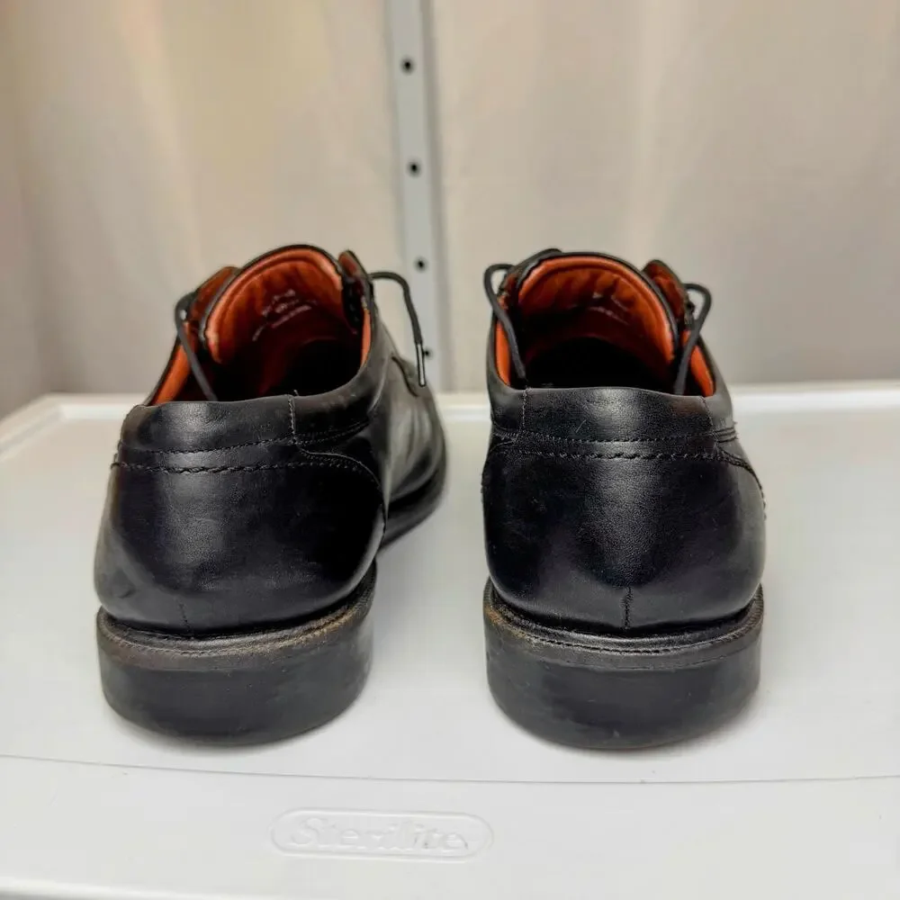 JOHNSTON MURPHY Men's Black Sheepskin Leather J&M Flex (Size 10.5) Waterproof